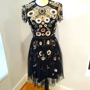 Needle and thread sequin dress